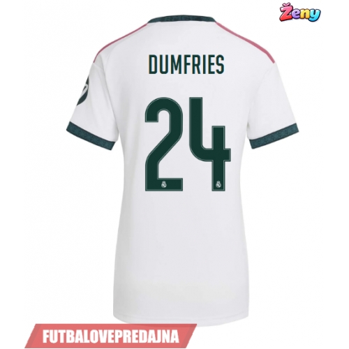 Lacne Ženy Futbalové dres Real Madrid Denzel Dumfries #24 2026-27 Krátky Rukáv - Domáci